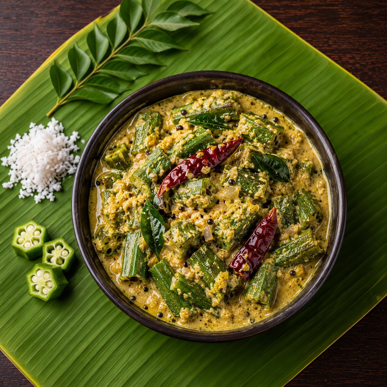 Vendakka Curry (Kerala Style)